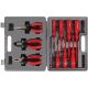 Coffret 11 outils 3 pinces et 7 tournevis et un testeur