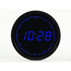 Horloge à LED bleu