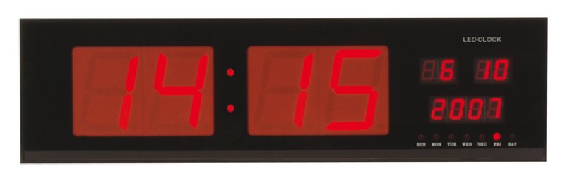 Horloge géante à led pour bureau caserne et usine